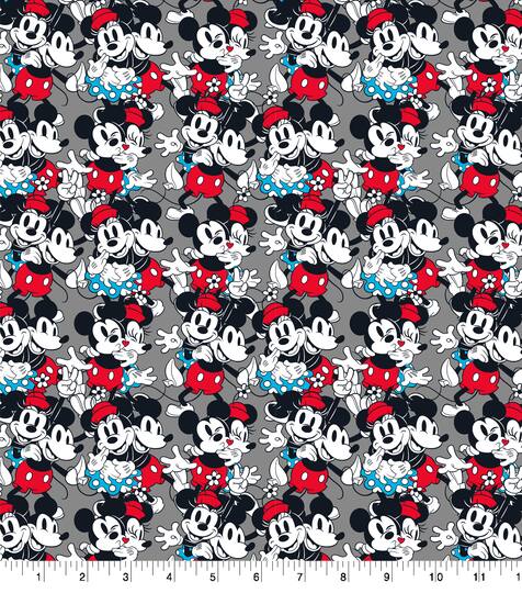 Disney® Mickey and Minnie Vintage Cotton Fabric
